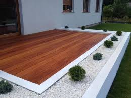 Ideen Fur Den Terrassenboden Holz Stein Small Backyard Decks Backyard Patio Designs Deck Designs Backyard