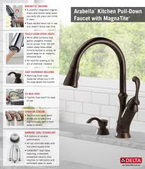 What to use to clean delta kitchen faucet head? Delta Arabella Single Handle Pull Down Sprayer Kitchen Faucet With Soap Dispenser In Venetian Bronze 19950 Rbsd Dst The Home Depot Kitchen Faucet Kitchen Soap Dispenser Kitchen Faucet With Sprayer