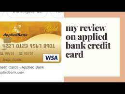 We did not find results for: Applied Bank Secured Credit Card Reviews Youtube