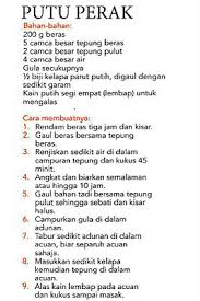 It consists of rice flour stuffed with palm sugar and steamed in bamboo tubes and then topped with grated coconut and. Resepi Putu Piring Perak