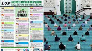 Sholat lima waktu dan jumat yang satu ke jumat yang berikutnya dapat menghapuskan dosa di antara keduanya selama tidak dilakukan keutamaan sholat jumat berikutnya adalah memperoleh pahala besar. Sop Solat Jumaat Pkpb Terkini Di Setiap Negeri 9 Nov 6 Dis 2020