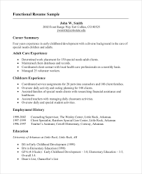 Free 9 Sample Job Resume Templates In Ms Word Pdf