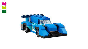 Blue Race Car Classic Lego Lego Challenge Micro Lego
