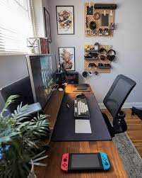 Goodsetup On Instagram Work From Home Engineer Desk Setup Looks Very Nice Clean And Simple Do You Like Follow Bedroom Setup Room Setup Home Office Design Room design home office design home furniture layout desk study room decor office furniture layout corner its design is ideal to combine in any environment, be it office or home.