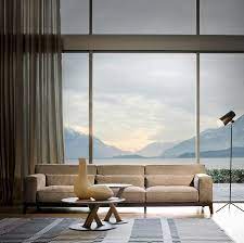 Hussensofa abnehmbarer bezug buche und baumwolle vorderansicht. 3 Sitzer Sofa Mit Abnehmbarem Bezug Idfdesign