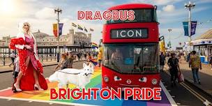 DRAGBUS BRIGHTON PRIDE  WEEKEND LAUNCH - ICON DAVE...