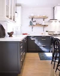 Trending Now Kitchens With Contrasting Cabinets Kitchen Cabinet Colors Home Kitchens Kitchen Design
