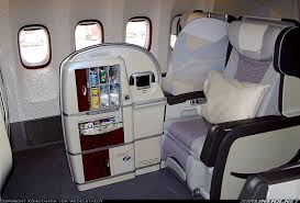 American airlines 777 first class seats the american first class seat swivels, so there's a button you can push to turn your seat as much as 90 degrees. Boeing 777 36n Er Emirates Aviation Photo 0919769 Airliners Net