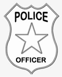 Police badge coloring page pages template. Police Station Coloring Page Estacion De Policia Para Dibujar Free Transparent Clipart Clipartkey
