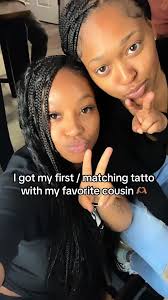 Safe to say this is my first and last tattoo 😅💕 #fyp #cousinlove