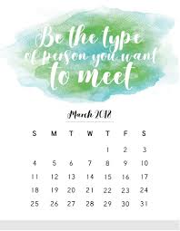 March 2018 Quotes Calendar Jpg 804 1036 Calendar Quotes Calendar 2018 Calendar Design