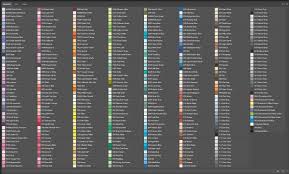 Copic Marker 358 Color Swatches For Photoshop Cc On Behance