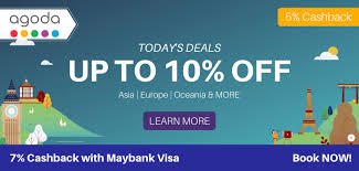 Explore and enjoy our exclusive credit card promotions, including discounts, cashbacks, rewards and more. Agoda Malaysia Cashback 50 Off Hotel Bookings Latest October 2017 Milkadeal
