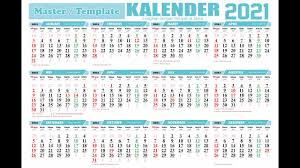 Kalender bulan januari 2021 dan hari peringatannya. Download Master Kalender 2021 Cdr Youtube