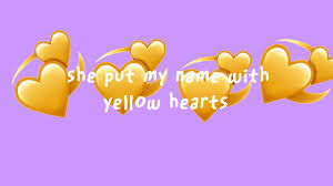 They Tried To Put Me On The Cover Of Vogue Song Name Yellow Hearts By Anthony Saunders Lyrics Yellow Heart Heart Songs Mood Songs