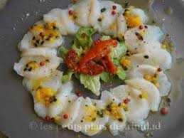 Tartare De Saint Jacques Aux Fruits De La Passion Vinaigre De Mangue Et Baies Roses Recette Ptitchef Recette Tartare De Saint Jacques Alimentation Recette De Tartare