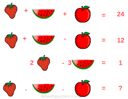 Mathematics Picture Equations Brain Teasers With Answers Brain Teasers For Teens Brain Teasers Brain Teaser Questions
