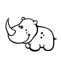 Maybe you would like to learn more about one of these? Cute Rhino Coloring Page Novocom Top