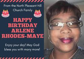 Happy Birthday 🎂🎈🎁🎊🎉 to Taniya Jasper and Arlene Rhodes Maye! Enjoy  your day! May God bless you with many more!