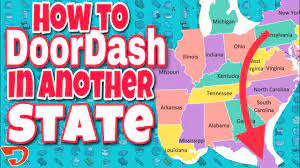 How To Doordash In Another State: In App Process - Youtube