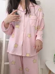 Fashion Cute Star Pajamas Pajama Fashion Kawaii Fashion Outfits Kawaii Clothes