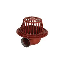 Mifab R1203-90NH-M 3" No-Hub Cast Iron Large Sump Roof Drain ...