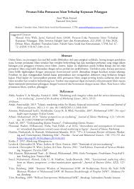Tahun 2001 fakulti sains kemasyarakatan dan kemanusiaan, fakulti sains pembangunan dan fakulti pengajian bahasa distrukturkan semula sebagai fakulti sains sosial dan kemanusiaan. Pdf Peranan Etika Pemasaran Islam Terhadap Kepuasan Pelanggan