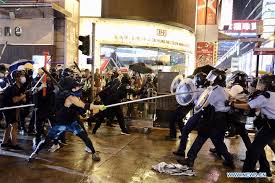 Hong Kong protests turn violent, several policemen injured ...