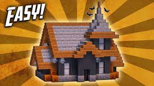 How to build a minecraft house. Minecraft How To Build A Haunted Halloween House Tutorial Youtube Minecraft House Tutorials Halloween House Halloween Haunted Houses