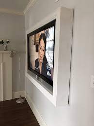 Five Steps To Build A Frame For A Wall Mounted Tv Bedroom Tv Wall Mounted Tv Ideas Living Rooms Build A Frame