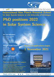 The applied physics department offers a ph.d. Phd Positions 2022 Max Planck Institute For Solar System Research