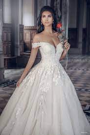 Inspired by classic romance, ballgown wedding dresses feature full, voluminous skirts draped in soft tulle or sophisticated satin. Disney Fairy Tale Weddings 2020 Disney Princess Wedding Dresses