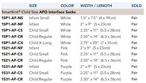 smartknit pediatric afo socks