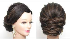 Whether you've chosen to diy your wedding hair or will go with a professional hairstylist, we've teamed up with our friend alex gaboury to create three easy, beautiful hairstyles for brides or bridesmaids that are sure to make your wedding hair dreams come true. Beautiful And Easy Hairstyle For Party Girl Hair Style Simple Hairdo Youtube Easy Hairstyles Easy Hairdos Simple Wedding Hairstyles