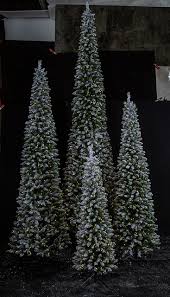 12 ft skeleton 12/2 romex 6 ft 6.5 ft artificial christmas trees classic artificial christmas trees. Earthflora Christmas Holiday Flocked Beaumont Pencil Trees With Led Lights 5 Ft 7 5 Ft 9 Ft Or 12 Ft