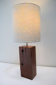 iron bark wood lamp base handmade from reclaimed timber for table desk or bedside wood lamp base wood lamps wood diy