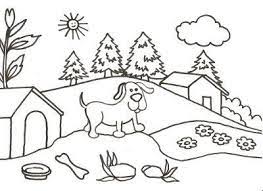 Dibujos De Paisajes Naturales Dibujos Para Colorear Coloreartv Com Paisajes Dibujos Paisaje Para Colorear Paisajes Naturales Dibujo