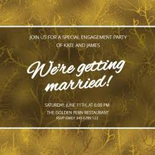 Save the dates and rsvp cards are also available to download for free, for cohesive wedding. Engagement Announcements And Party Invitation Templates