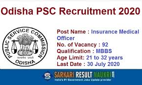 Esic insurance medical officers grade 2 recruitment 2018 notification and online registration has been available from 12th october 2018. Opsc Recruitment 2020 Odisha Psc 92 Insurance Medical Officer Vacancy