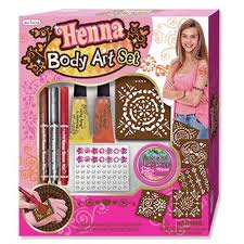 Hot Focus 076b Henna Body Art Set Walmart Com Henna Body Art Henna Stencils Shimmer Body