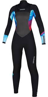 2019 Mystic Womens Diva 5 3 Double Chest Zip Wetsuit 200019 Aurora