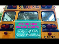 Day 2: School Bus Conversion| Fixing the brake lights on our Skoolie #skoolie #travel #schoolbus
