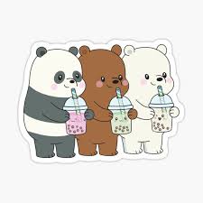 Care bears wallpaper backgrounds 59 images. We Bare Bears Sticker By Egcreative Redbubble