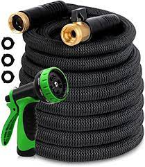 Extremely lightweight for a 50ft garden hose, weighs just 3 lbs and has a substantial burst pressure rating of 400 psi. Amazon Com 50 Ft Expandable Garden Hose New Lightweight Flexible Water Hose With Solid Brass Fittings Extra Strength Casing Durable Latex Tube Retractable Expanding Gardening Hoses With Spray Nozzle Garden Outdoor