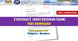Dijelaskan secara jelas dan lengkap! Egtukar Surat Keizinan Suami Mykssr Com