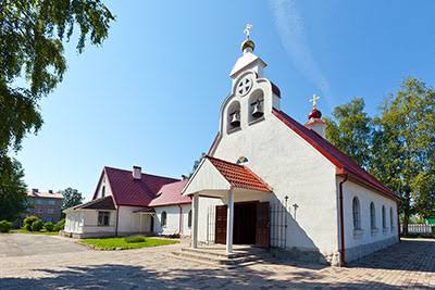 Локса: Храм Иоанна Кронштадтского - Православные храмы Эстонии