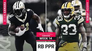 These fantasy football rankings are refreshed live every day based on average draft position data generated by the fantasy football mock drafts. Week 14 Fantasy Ppr Rb Rankings Sporting News