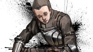 A young knight surrounded by slave soldiers near the anteport of the boletarian royal castle. Crestfallen Warrior Demons Souls Wiki