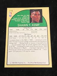 Shop from the world's largest selection and best deals for rookie kevin durant beckett (bgs) single basketball cards. Sold Price Nm Mt 1990 91 Nba Hoops Rookie Shawn Kemp Rookie 279 Basketball Card Seattle Supersonics Invalid Date Edt