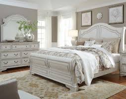 Decorate your white bedroom with style. Magnolia Manor Sleigh Bedroom Set Antique White Bedroom Furniture Liberty Furniture Bedroom Furniture Sets